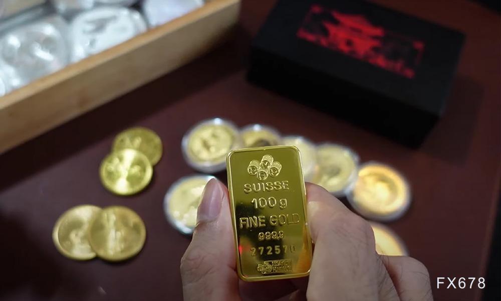 黄金价格反弹200美元后趋于平稳(图1)